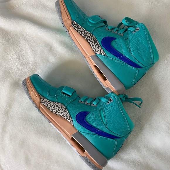 Nike Air Jordan legacy 312 Hyper Jade SZ Boy 7Y - Picture 8 of 13